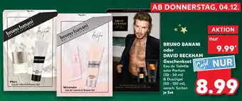 Kaufland BRUNO BANANI oder DAVID BECKHAM Geschenkset Angebot