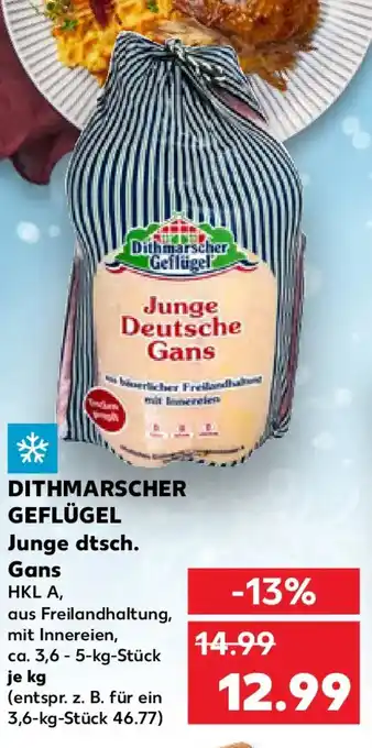 Kaufland DITHMARSCHER GEFLÜGEL Junge dtsch. Gans Angebot
