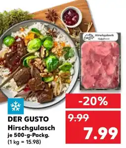 Kaufland DER GUSTO Hirschgulasch Angebot