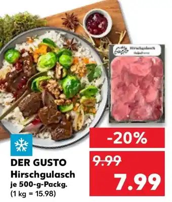 Kaufland DER GUSTO Hirschgulasch Angebot