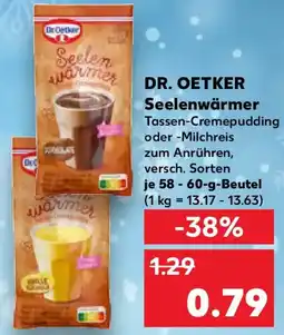 Kaufland DR. OETKER Seelenwärmer Angebot