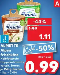 Kaufland ALMETTE Alpen frischkäse Angebot