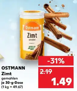 Kaufland OSTMANN Zimt Angebot