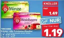 Kaufland TEEKANNE Kräuter- oder Früchtetee-Klassiker Angebot