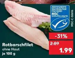 Kaufland Rotbarschfilet ohne Haut Angebot