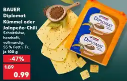 Kaufland BAUER Diplomat Kümmel oder Jalapeño-Chili Angebot