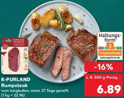 Kaufland K-PURLAND Rumpsteak Angebot