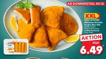 Kaufland DAILY KITCHEN Hähnchen-Schnitte Cordon Bleu XXL Angebot