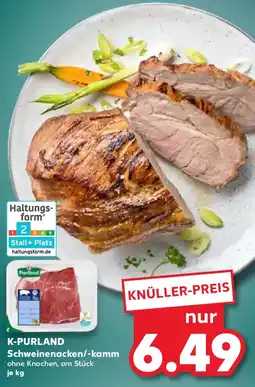 Kaufland K-PURLAND Schweinenacken/-kamm Angebot