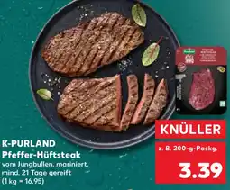 Kaufland K-PURLAND Pfeffer-Hüftsteak Angebot