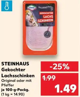 Kaufland STEINHAUS Gekochter Lachsschinken Angebot