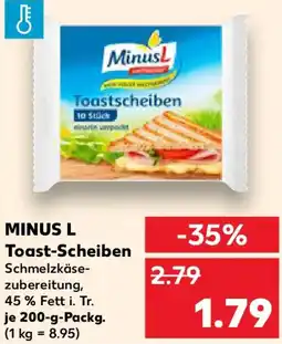 Kaufland MINUS L Toast-Scheiben Angebot