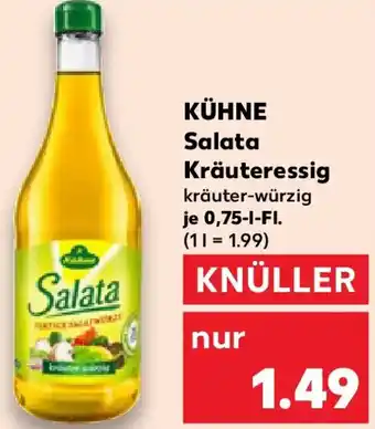 Kaufland KÜHNE Salata Kräuteressig Angebot