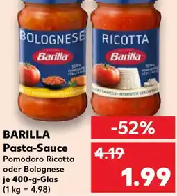 Kaufland BARILLA Pasta-Sauce Angebot