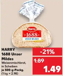 Kaufland HARRY 1688 Unser Mildes Angebot