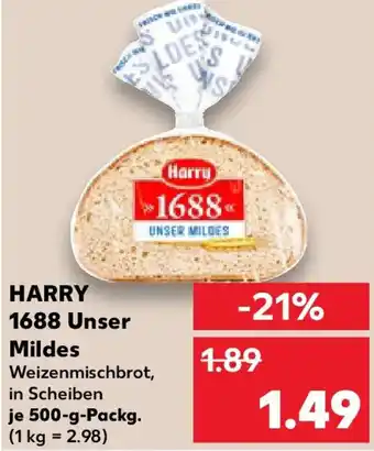 Kaufland HARRY 1688 Unser Mildes Angebot