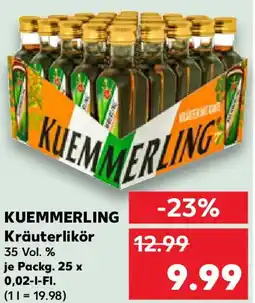 Kaufland KUEMMERLING Kräuterlikör Angebot
