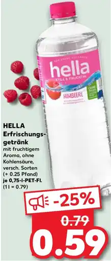 Kaufland HELLA Erfrischungsgetränk Angebot