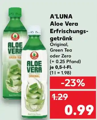 Kaufland A'LUNA Aloe Vera Erfrischungsgetränk Angebot