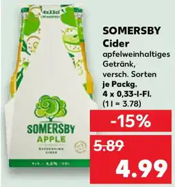 Kaufland SOMERSBY Cider Angebot