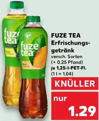 Kaufland FUZE TEA Erfrischungsgetränk Angebot