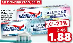 Kaufland ODOL-MED3 Zahncreme Angebot