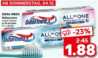 Kaufland ODOL-MED3 Zahncreme Angebot