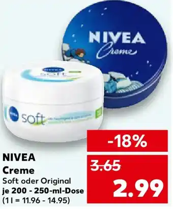 Kaufland NIVEA Creme Angebot