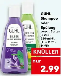 Kaufland GUHL Shampoo oder Spülung Angebot