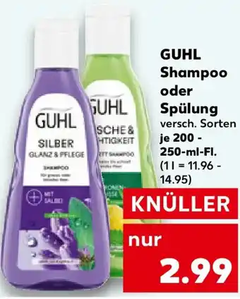Kaufland GUHL Shampoo oder Spülung Angebot