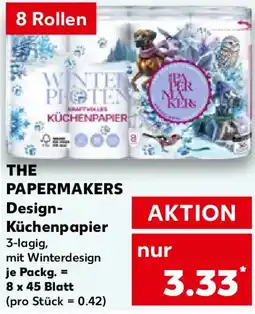 Kaufland THE PAPERMAKERS Design- Küchenpapier Angebot