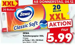 Kaufland ZEWA Toilettenpapier XXL Angebot