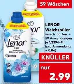 Kaufland LENOR Weichspüler Angebot