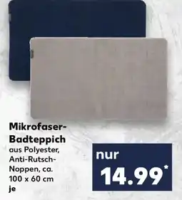 Kaufland LOOKS Mikrofaser- Badteppich Angebot