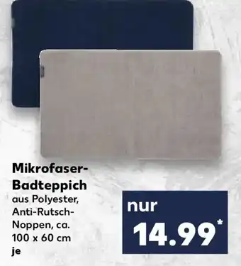 Kaufland LOOKS Mikrofaser- Badteppich Angebot