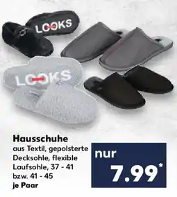 Kaufland LOOKS Hausschuhe Angebot