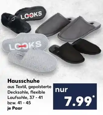 Kaufland LOOKS Hausschuhe Angebot