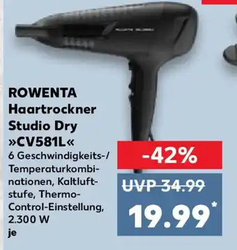 Kaufland ROWENTA Haartrockner Studio Dry CV581L Angebot
