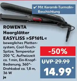 Kaufland ROWENTA Haarglätter EASYLISS SF161L Angebot