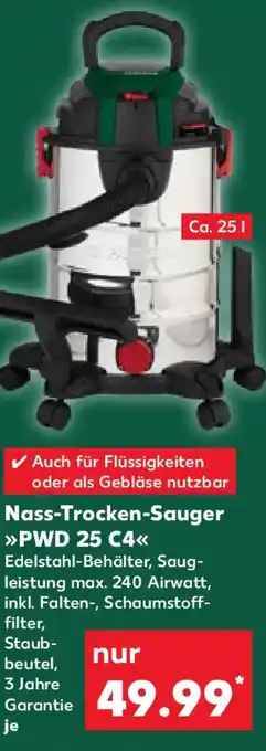Kaufland PARKSIDE Nass-Trocken-Sauger PWD 25 C4 Angebot
