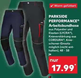 Kaufland PARKSIDE PERFORMANCE Arbeitsbundhose Angebot