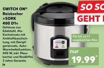 Kaufland SWITCH ON Reiskocher SORK 400 D1 Angebot