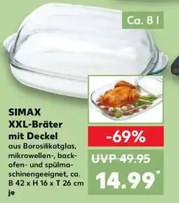 Kaufland SIMAX XXL-Bräter mit Deckel Angebot