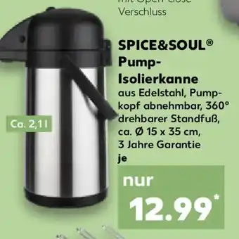 Kaufland SPICE&SOUL Pump- Isolierkanne Angebot