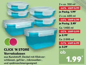 Kaufland CLICK 'N STORE Vorratsdosen Angebot