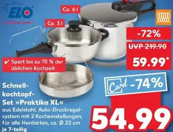 Kaufland ELO Schnell- kochtopf- Set Praktika XL Angebot