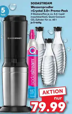 Kaufland SODASTREAM Wassersprudler Crystal 3.0 Promo-Pack Angebot