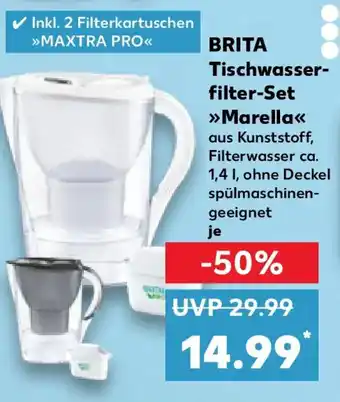 Kaufland BRITA Tischwasser- filter-Set Marella Angebot