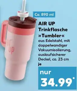 Kaufland AIR UP Trinkflasche Tumbler Angebot