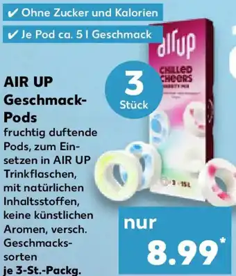 Kaufland AIR UP Geschmack- Pods Angebot